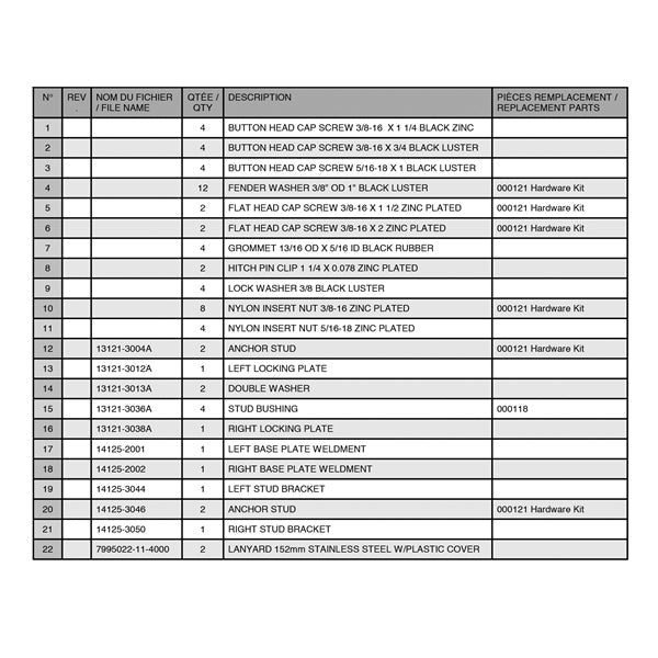 KIMPEX SEAT MOUNT (000315) - DRIVEN Canada's Powersports 779423441669000315