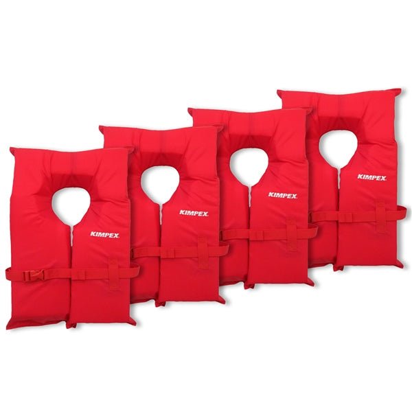KIMPEX SET OF 4 KEYHOLE LIFE JACKET - DRIVEN Canada's Powersports 779420770908202 ( 4 KITS)
