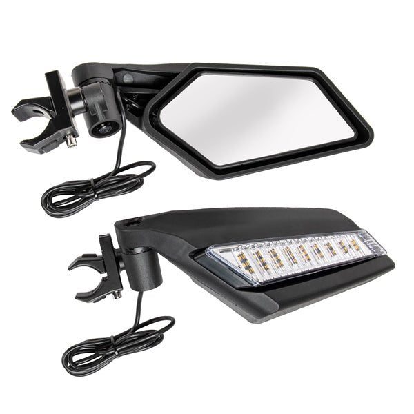 KIMPEX SIDEVIEW MIRROR WITH LIGHT - DRIVEN Canada's Powersports 779420765782BG - UTV - 17D - W/LIGHT