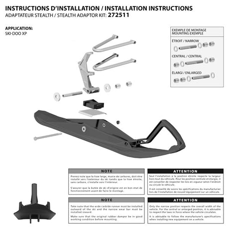 KIMPEX STEALTH SKI KITS - DRIVEN Canada's Powersports 7794236774199272132