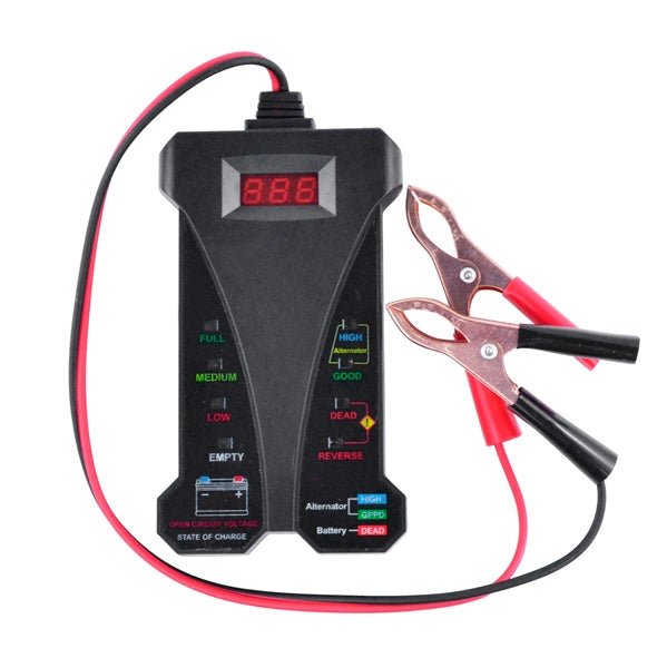 KIMPEX UNIVERSAL 12V DIGITAL BATTERY TESTER (SF - 200 - 003922) - DRIVEN Canada's Powersports SF - 200 - 003922SF - 200 - 003922