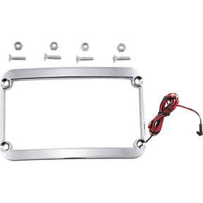 KLOCK WERKS 09 - 19 FLHT LIC/PLT FRAME LIGHTED - DRIVEN Canada's Powersports KWS - 01 - 0088 - C