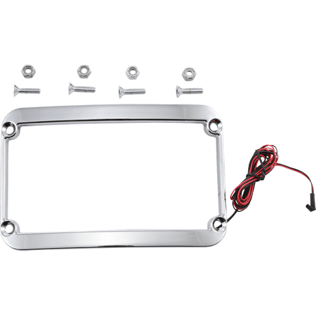 KLOCK WERKS 09 - 19 FLHT LIC/PLT FRAME LIGHTED - DRIVEN Canada's Powersports KWS - 01 - 0088 - C
