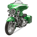 KLOCK WERKS 96 - 13 FLHT 6.5" FLARE W/SHIELD - DRIVEN Canada's Powersports KWW - 01 - 0199