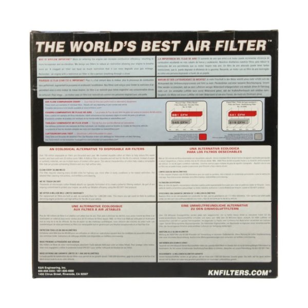 KN HIGH - FLOW OEM AIR FILTER (YA - 7016) - DRIVEN Canada's Powersports 024844362674YA - 7016