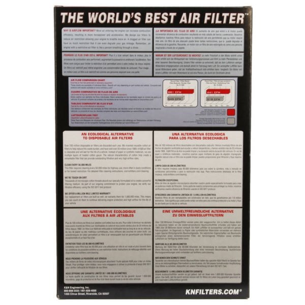 KN HIGH - FLOW OEM AIR FILTER (HA - 1008) - DRIVEN Canada's Powersports 024844237934HA - 1008