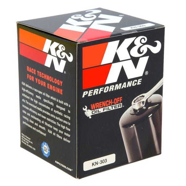KN PERFORMANCE OIL FILTER CARTRIDGE TYPE (KN - 303) - DRIVEN Canada's Powersports 024844084491KN - 303