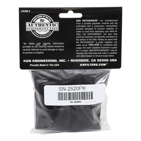 KN SNOWCHARGERS AIR FILTER WRAP (SN - 2620PK) - DRIVEN Canada's Powersports 024844080110SN - 2620PK