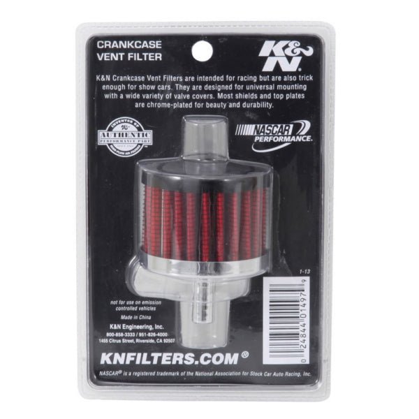 KN STEEL BASE CRANKCASE VENT ONE PIECE (62 - 1000) - DRIVEN Canada's Powersports 02484401497962 - 1000