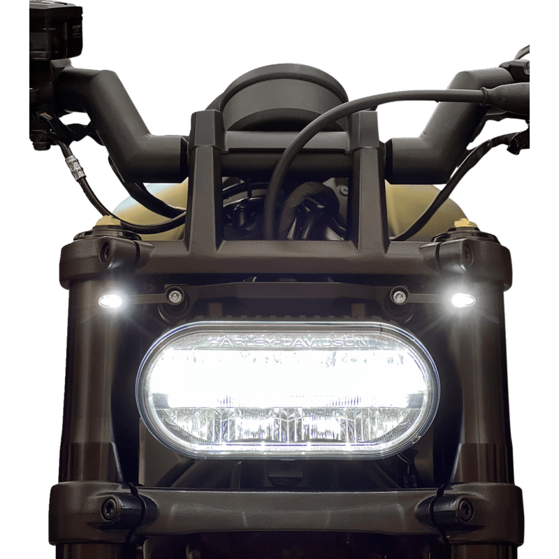 KODLIN ELYPSE 2 - 1 LED FRONT TURN SIGNALS FOR SPORTSTER S MODELS - DRIVEN Canada's Powersports K68497
