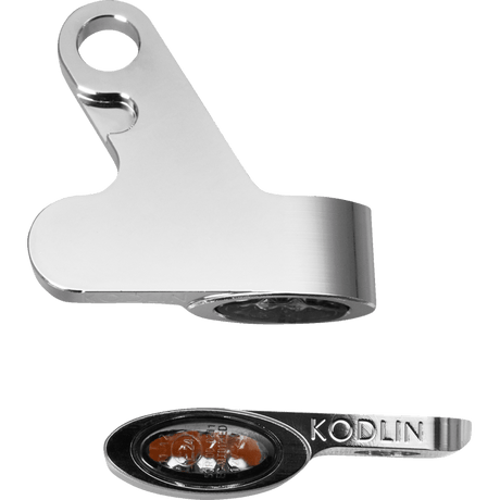 KODLIN ELYPSE FRONT LED 2 - 1 TURN SIGNALS M8 SOFTAIL CHROME (K68501) - DRIVEN Canada's Powersports K68501