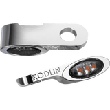 KODLIN ELYPSE FRONT LED 2 - 1 TURN SIGNALS UNIVERSAL CHROME (K68511) - DRIVEN Canada's Powersports K68511