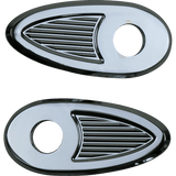 KODLIN FENDER STRUTS REAR INDICATOR ADAPTOR/COVER PLATE CHROME (K68485) - DRIVEN Canada's Powersports K68485