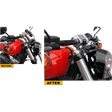 KODLIN LOWER RISERS FOR M8 FXBR - DRIVEN Canada's Powersports K55117