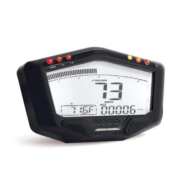 KOSO NORTH AMERICA DIGITAL LCD METER (STREET/RACE) (BA022W10) - DRIVEN Canada's Powersports BA022W10BA022W10