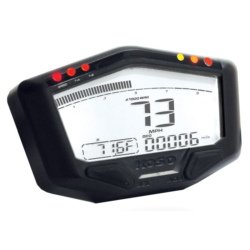 KOSO NORTH AMERICA DIGITAL LCD METER (STREET/RACE) (BA022W10) - DRIVEN Canada's Powersports BA022W10BA022W10