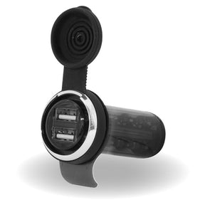 KOSO NORTH AMERICA DUAL USB ADAPTOR FOR HARLEY - DAVIDSON (KO008000) - DRIVEN Canada's Powersports KO008000KO008000