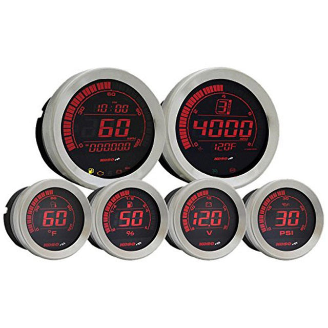 KOSO NORTH AMERICA HD - 02 6PCS KIT WITH AMBIENT AIR TEMPERATURE FOR HARLEY - DAVIDSON (BA050901) - DRIVEN Canada's Powersports BA050901BA050901