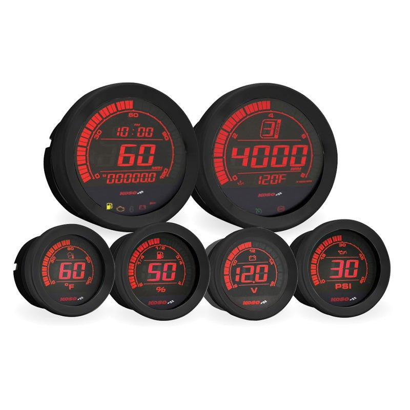 KOSO NORTH AMERICA HD - 02 6PCS KIT WITH OIL TEMPERATURE FOR HARLEY - DAVIDSON (BA050907) - DRIVEN Canada's Powersports BA050907BA050907