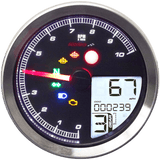 KOSO NORTH AMERICA HD - 04 MULTIFUNCTION METER FOR HARLEY - DAVIDSON - DRIVEN Canada's Powersports BA051211BA051211