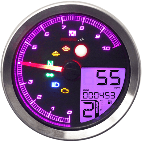 KOSO NORTH AMERICA HD - 04 MULTIFUNCTION METER FOR HARLEY - DAVIDSON - DRIVEN Canada's Powersports BA051211BA051211