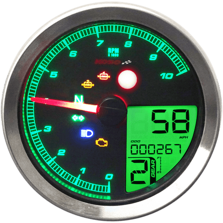 KOSO NORTH AMERICA HD - 04 MULTIFUNCTION METER FOR HARLEY - DAVIDSON - DRIVEN Canada's Powersports BA051211BA051211