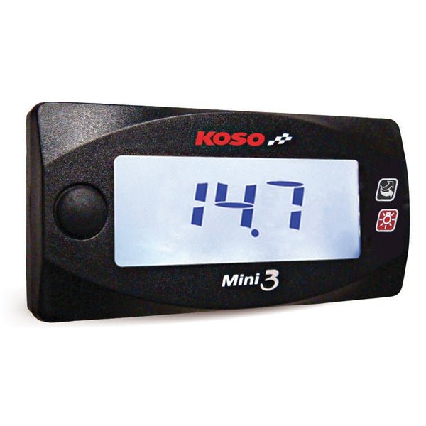 KOSO NORTH AMERICA MINI 3 AIR/FUEL RATIO METER (BA003211) - DRIVEN Canada's Powersports BA003211BA003211