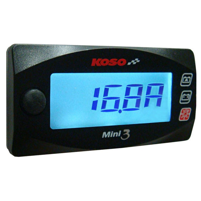 KOSO NORTH AMERICA MINI 3 AMPMETER AND VOLTMETER (BA003190) - DRIVEN Canada's Powersports BA003190BA003190