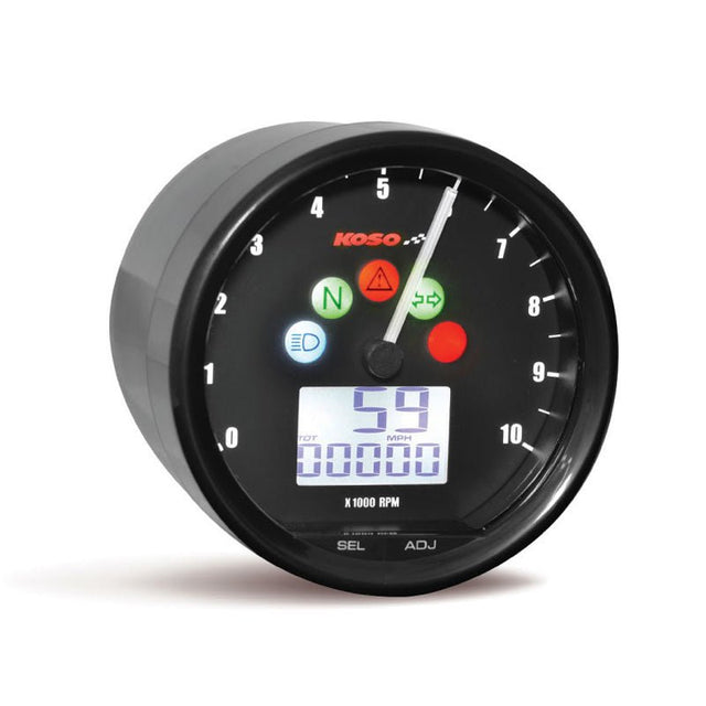 KOSO NORTH AMERICA MULTIFUNCTION METER FOR HARLEY - DAVIDSON (BA058100 - HD) - DRIVEN Canada's Powersports BA058100 - HDBA058100 - HD