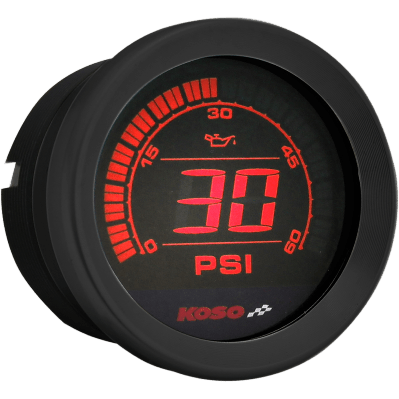 KOSO NORTH AMERICA OIL PRESSURE METER FOR HARLEY - DAVIDSON - DRIVEN Canada's Powersports BA050430BA050430