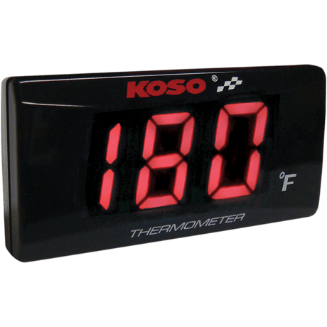 KOSO NORTH AMERICA SUPER SLIM STYLE THERMOMETER FAHRENHEIT VERSION - DRIVEN Canada's Powersports BA024B11BA024B11
