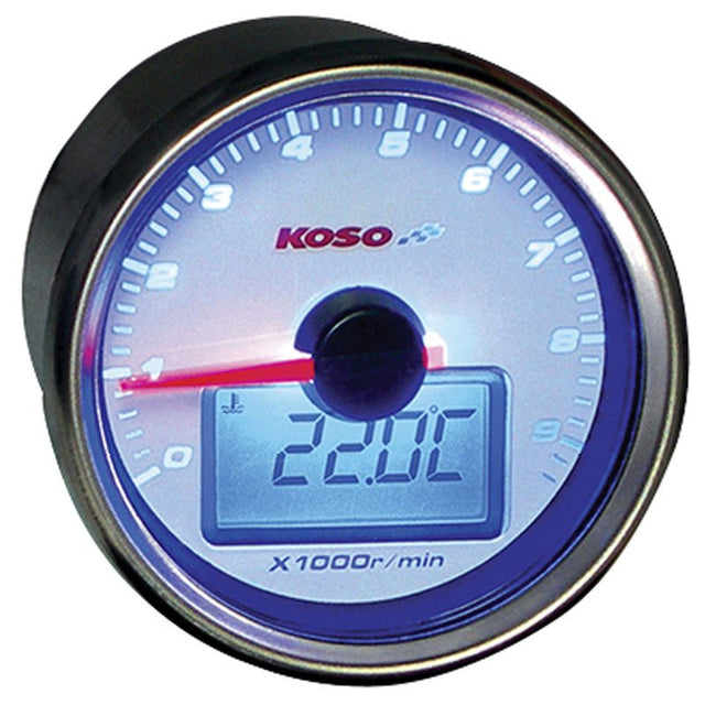 KOSO NORTH AMERICA TACHOMETER WITH WATER TEMPERATURE - DRIVEN Canada's Powersports BA551B23BA551B23