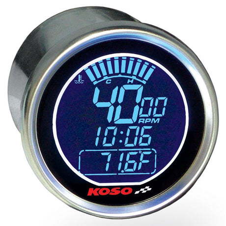 KOSO NORTH AMERICA UNIVERSAL TACHOMETER (BA552B80) - DRIVEN Canada's Powersports BA552B80BA552B80