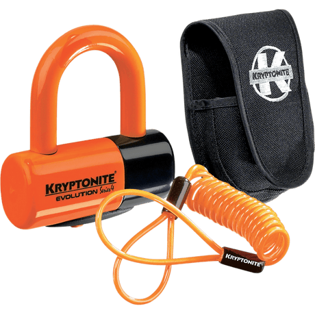 KRYPTONITE EVO 4 14MM DISC LOCK - ORANGE (720018999591) - DRIVEN Canada's Powersports 720018999591720018999591