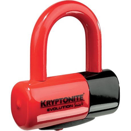 KRYPTONITE EVO 4 14MM DISC LOCK - RED (720018999621) - DRIVEN Canada's Powersports 720018999621720018999621