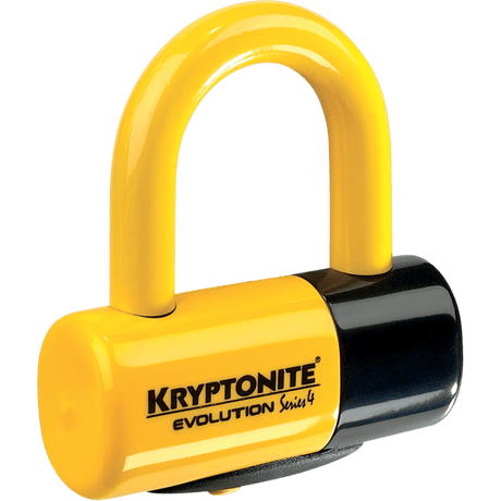 KRYPTONITE EVO 4 14MM DISC LOCK - YELLOW (720018999614) - DRIVEN Canada's Powersports 720018999614720018999614