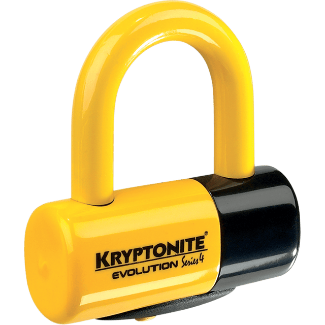 KRYPTONITE EVO 4 14MM DISC LOCK - YELLOW (720018999614) - DRIVEN Canada's Powersports 720018999614720018999614
