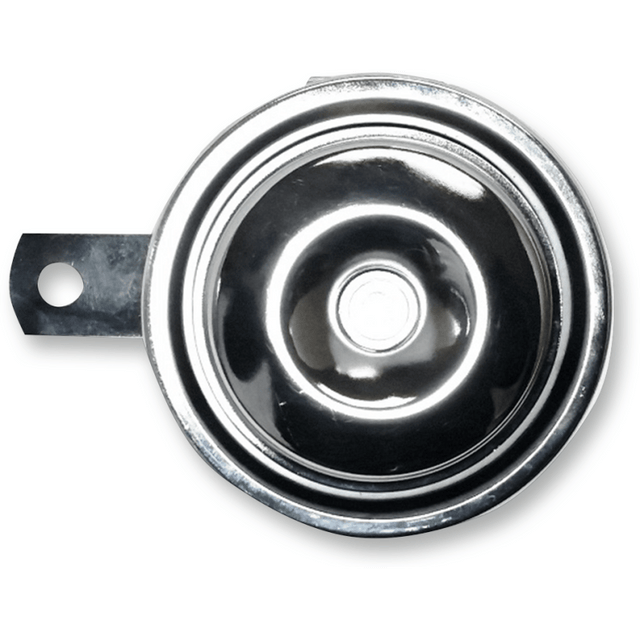 K&S TECHNOLOGIES HORN E - MARK APPROVED,12V,110DB,92MM,CHROME - DRIVEN Canada's Powersports 68896599034711 - 0201