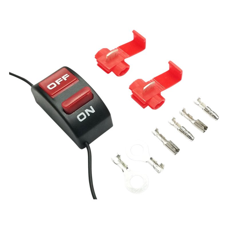 K&S TECHNOLOGIES IN - LINE SWTCH ON - OFF PUSH (12 - 0500) - DRIVEN Canada's Powersports 68896599109212 - 0500
