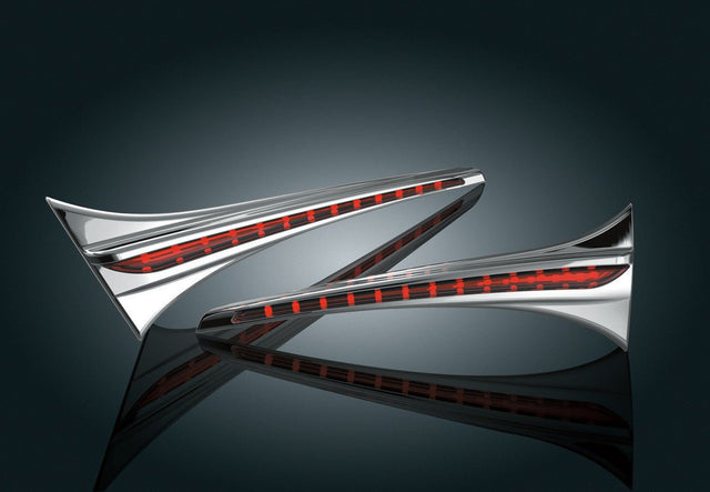 KURYAKYN 01 - 17 GL1800 TRNK ACCENT SWOOPS W/LED LIGHTS PN 3233 (418817) - DRIVEN Canada's Powersports 3233418817