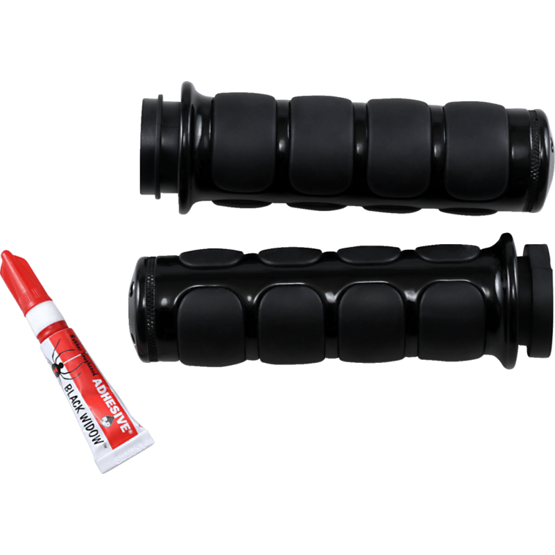 KURYAKYN 08 - 19 FLHT BLK ISO GRIPS F/ELECT PN 6321 - DRIVEN Canada's Powersports 191209013073419073