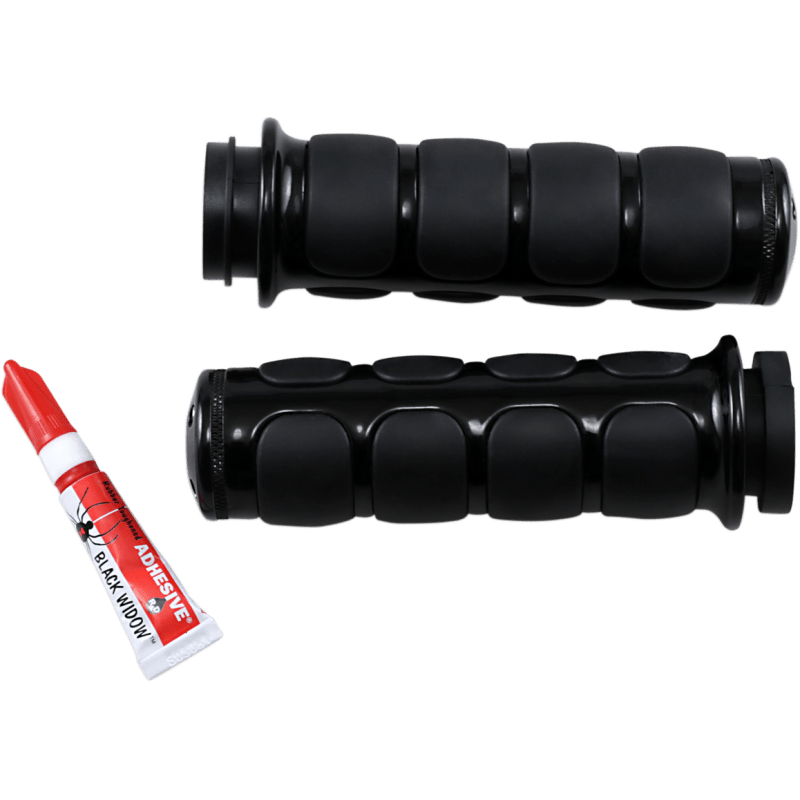 KURYAKYN 08 - 19 FLHT BLK ISO GRIPS F/ELECT PN 6321 - DRIVEN Canada's Powersports 191209013073419073