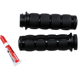 KURYAKYN 08 - 19 FLHT BLK ISO GRIPS F/ELECT PN 6321 - DRIVEN Canada's Powersports 191209013073419073