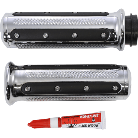 KURYAKYN 08 - 19 FLHT GRIPS, ELECT THROTTLE, PN 6122 - DRIVEN Canada's Powersports 191209024536419837