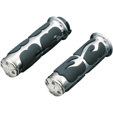 KURYAKYN 08 - 19 FLHT ISO FLAME GRIPS WO/THR BOSS PN 6269 - DRIVEN Canada's Powersports 191209009205496844