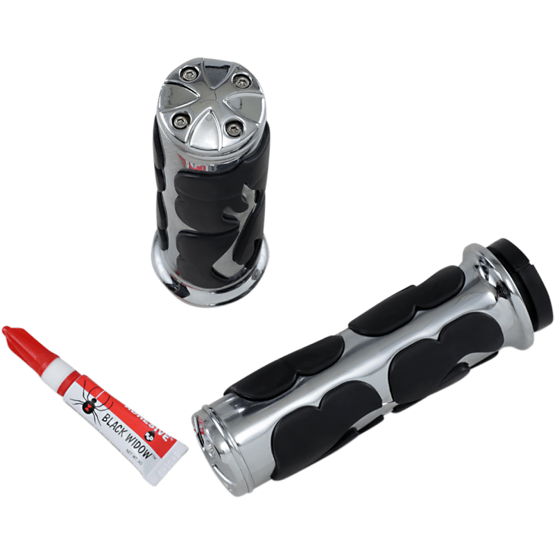 KURYAKYN 08 - 19 FLHT ISO FLAME GRIPS WO/THR BOSS PN 6269 - DRIVEN Canada's Powersports 191209009205496844