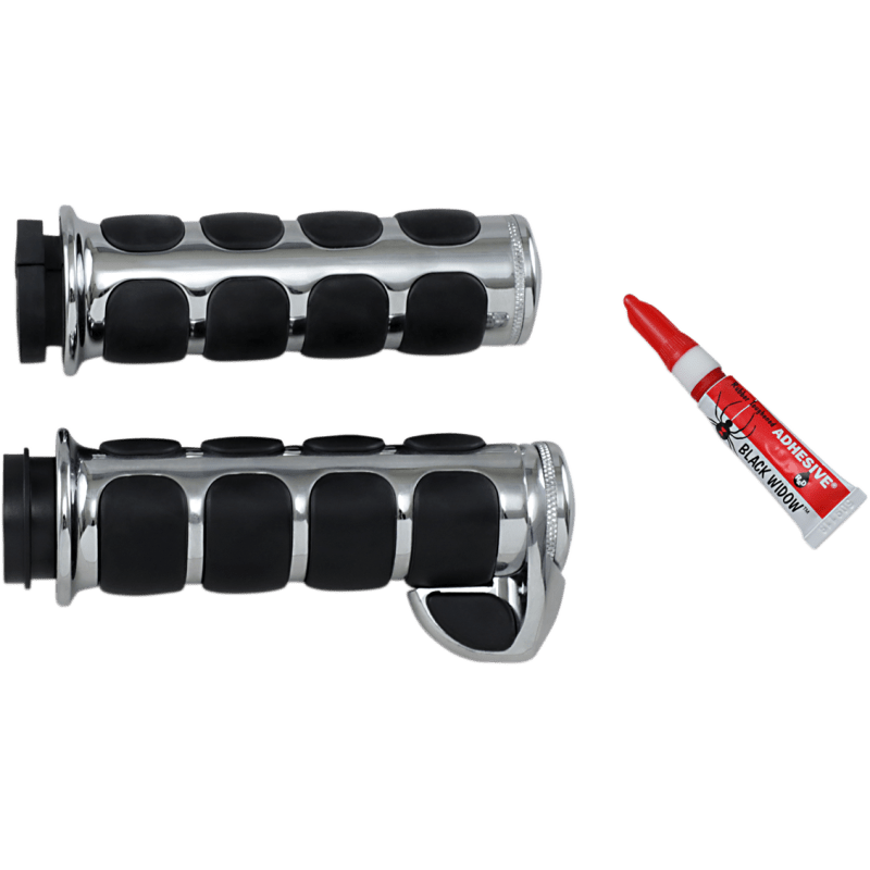 KURYAKYN 08 - 19 FLHT ISO GRIPS W/THR BOSS (PR) PN 6228 (496842) - DRIVEN Canada's Powersports 191209009199496842