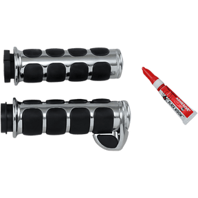 KURYAKYN 08 - 19 FLHT ISO GRIPS W/THR BOSS (PR) PN 6228 (496842) - DRIVEN Canada's Powersports 191209009199496842