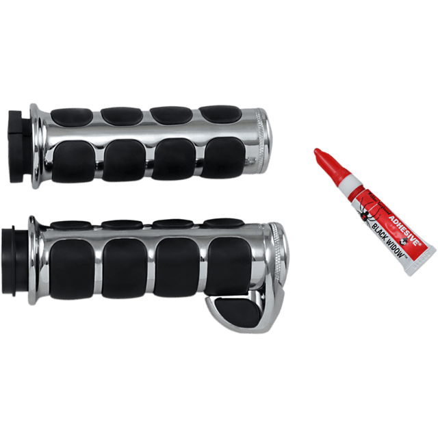 KURYAKYN 08 - 19 FLHT ISO GRIPS W/THR BOSS (PR) PN 6228 (496842) - DRIVEN Canada's Powersports 191209009199496842