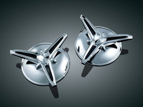 KURYAKYN 09 - 16 HD FLHTCUTG KNOCK OFF CENTER CAPS PN 1243 - DRIVEN Canada's Powersports 1243419616